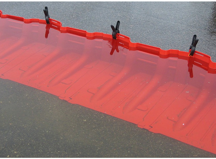 L型红色ABS挡水板